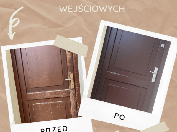 Renowacja drzwi efekty - FHU Tokarczyk Małopolska