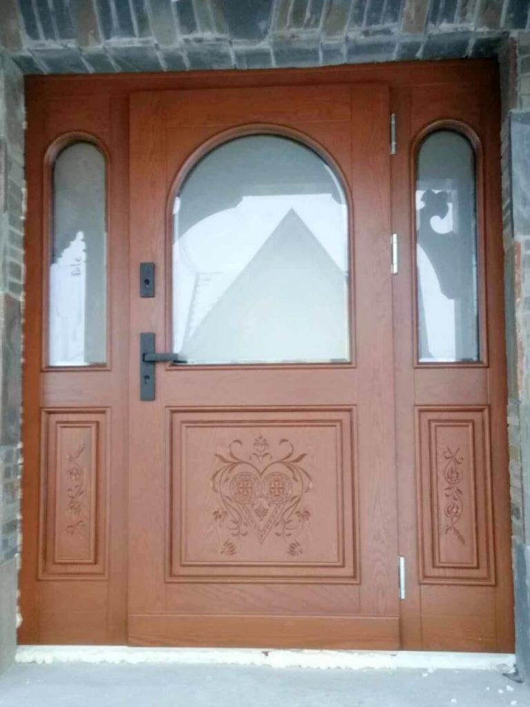 Drzwi zewnętrzne w stylu podhalańskim pasywne - FHU Tokarczyk Kraków